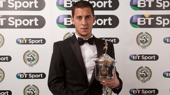 English PRemier League, Chelsea, Professional Footballers' Associations' Young Player of the Year, Eden Hazard,